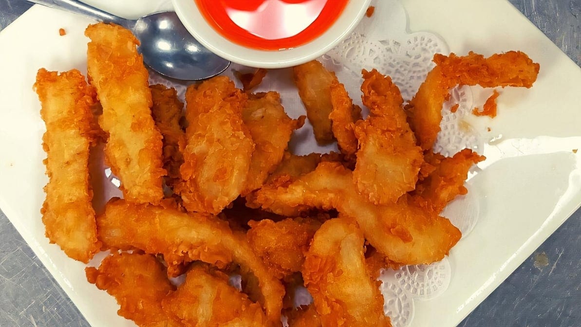 FRIED CALAMARI.
